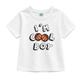 Premium Kids T-Shirt – “I’m Cool Boy” Basketball Print | Soft & Comfortable Summer Tee BTWCB