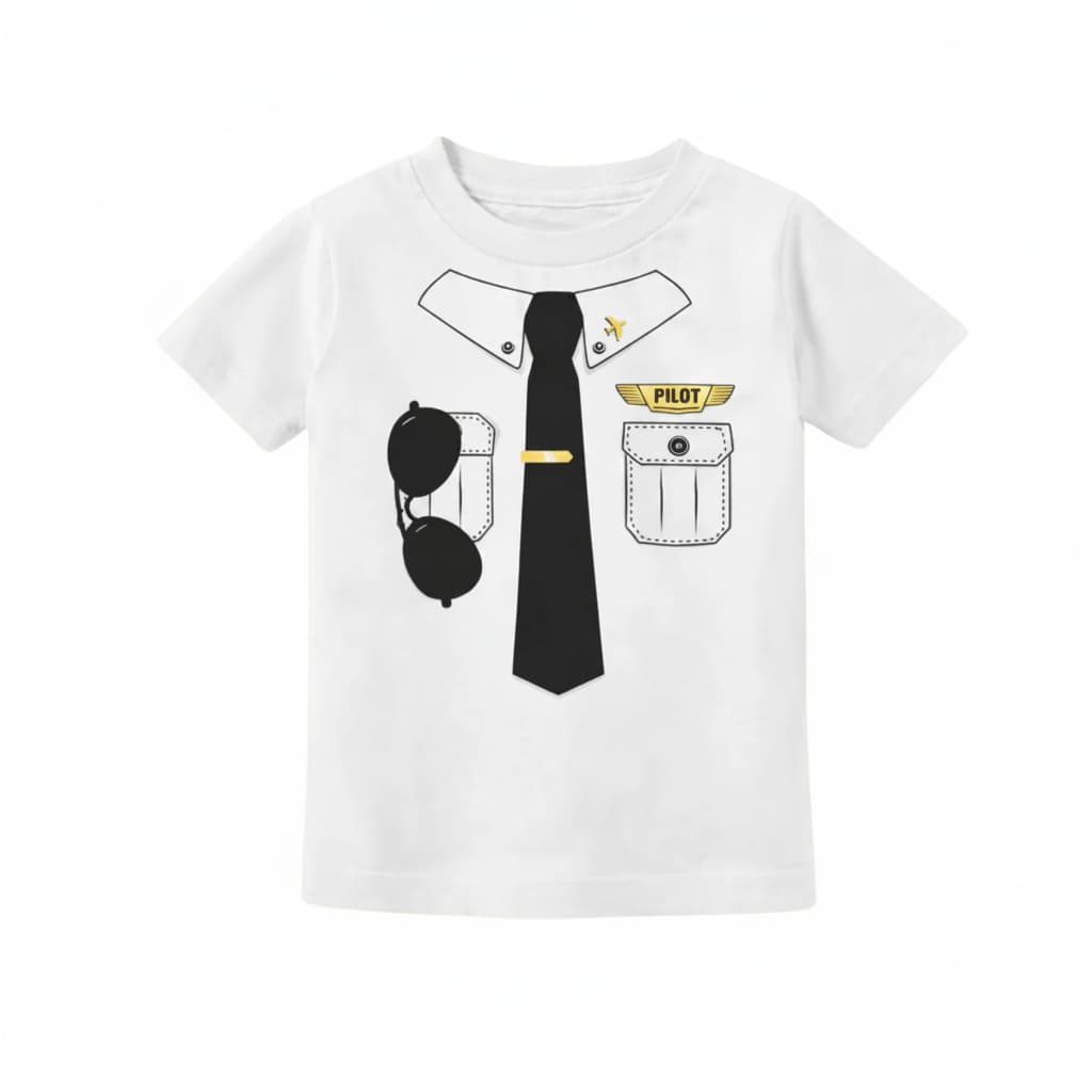 Premium   T-Shirt for Baby & Kids – Pilot Uniform Print DTW1