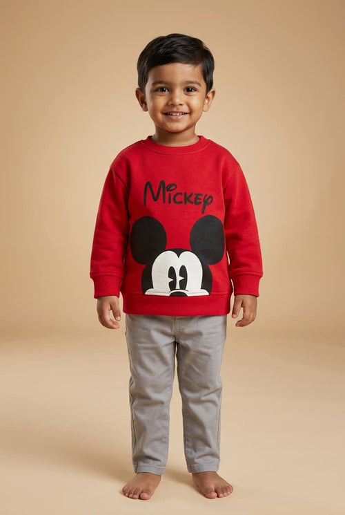 Baby  Kids Girls; Premium Winter Red  Sweatshirt