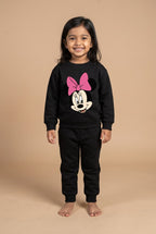 Girl Kids Cartoon   Sweatshirt & Trousers –Baby And Kids Size  6 Month to 6 Years