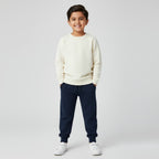Navy Blue Joggers for Kids – Soft Winter Pants (6M–6Y)