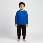 Classic • Sporty • Stylish Royal Blue  Kids Sweatshirt & Jogger Set