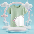 Premium T-Shirt Baby & Kids Half Sleeve T-Shirt  Mint Green DTPG1