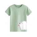 Premium T-Shirt Baby & Kids Half Sleeve T-Shirt  Mint Green DTPG1