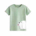 Premium T-Shirt Baby & Kids Half Sleeve T-Shirt  Mint Green DTPG1