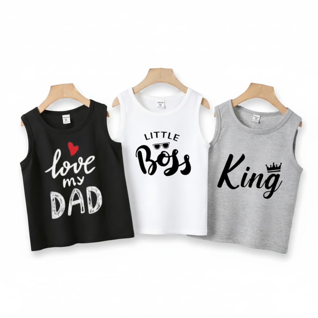 Kids Summer Tank Tops – Family Love Edition | TT3C-FAMILY-MIX