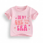 6M – 1 Year “In My One Year Old Era” – Baby Girl Cotton T-Shirt