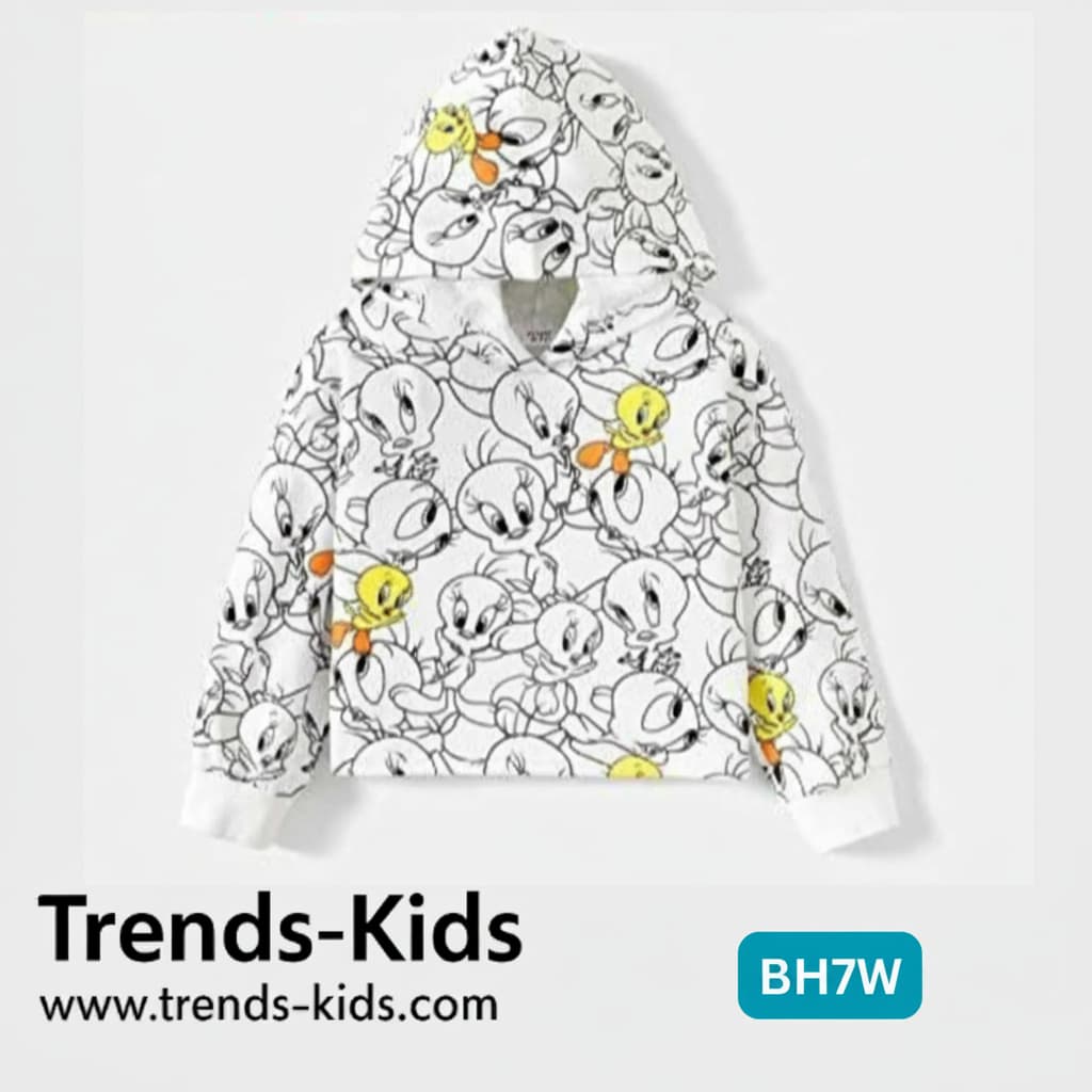 Kids Cartoon Hoodie – Soft & Cozy Winter Wear 1-2  YEARS