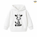 Giraffe Hooded Kids Boys & Girls Premium Quality White