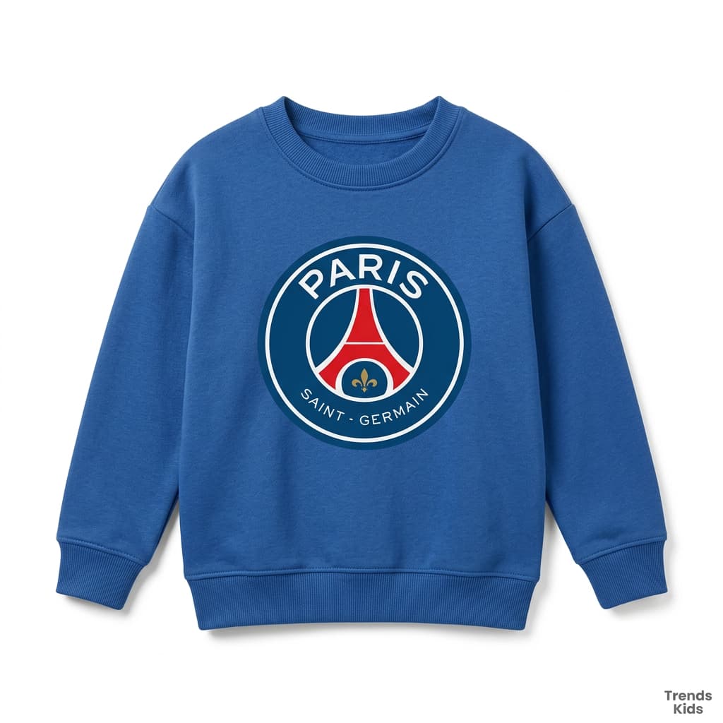 Paris Saint-Germain F.C. Royal Blue Kids Sweatshirt | Trends Kids