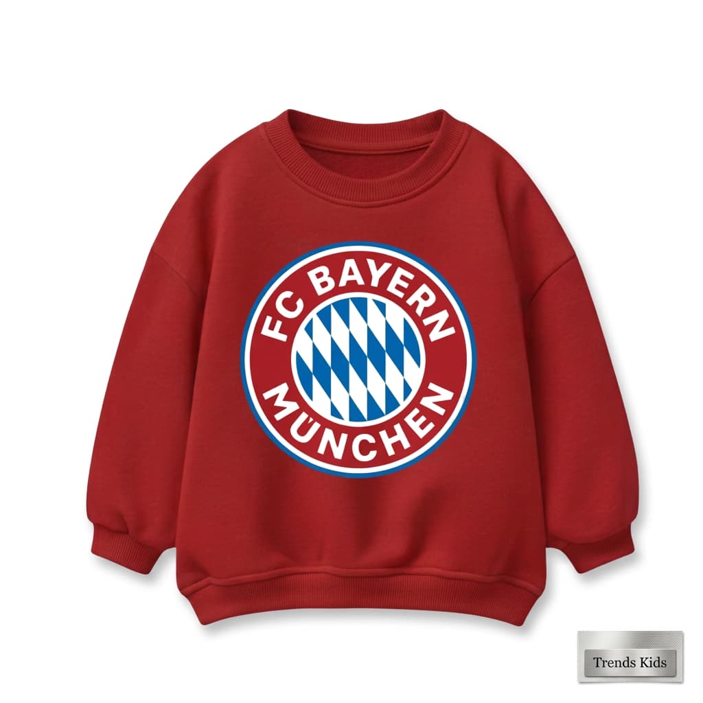 FC Bayern Munich Red Kids Sweatshirt | Trends Kids