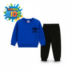 Classic • Sporty • Stylish Royal Blue  Kids Sweatshirt & Jogger Set