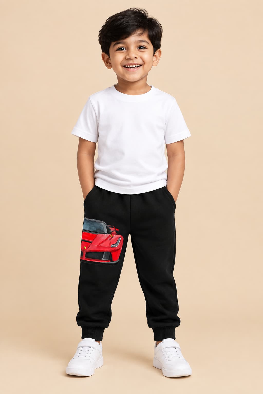 Sports Car Black Jogger  – Winter Warm Soft Pants
