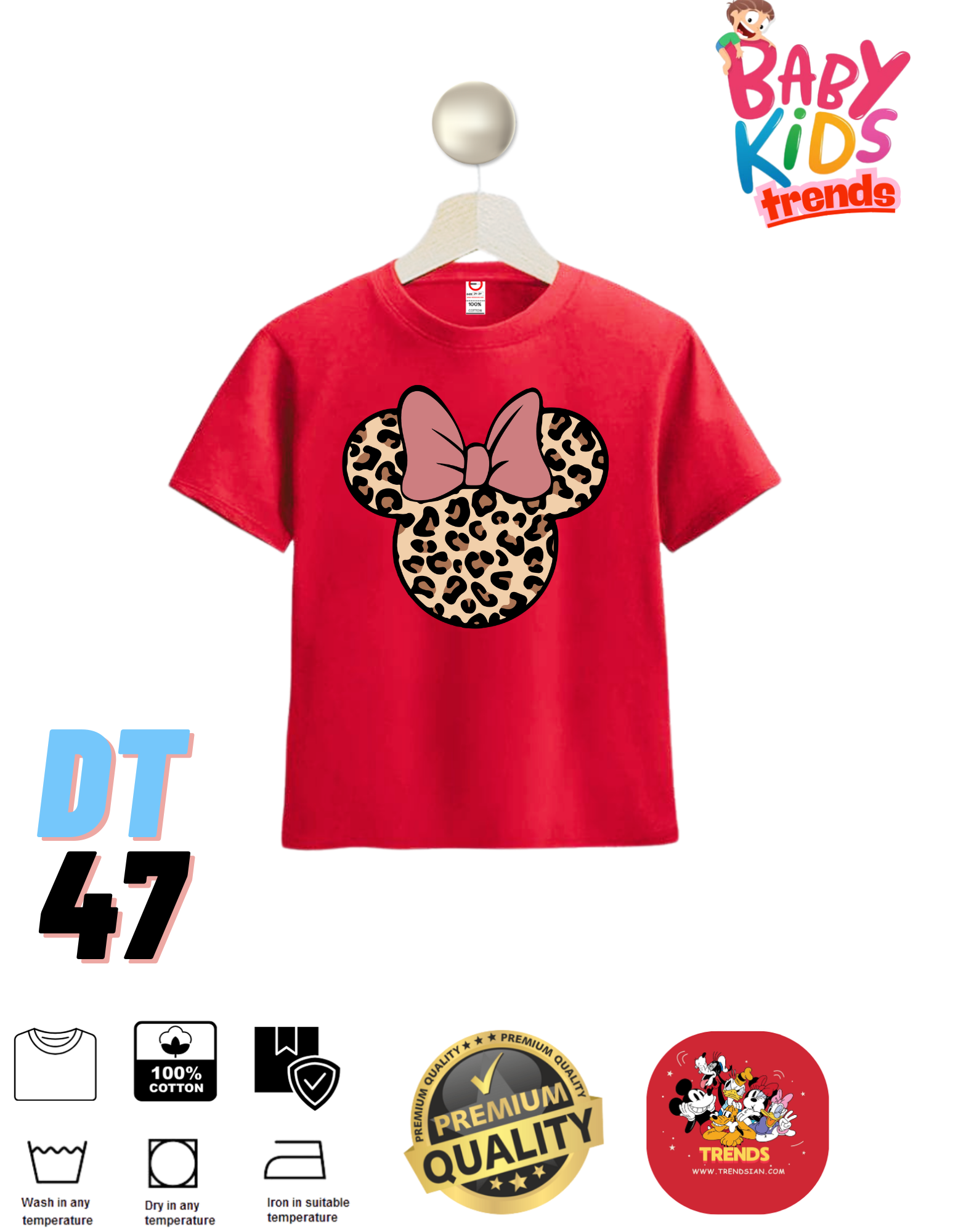 Minnie Mouse Baby & Kids Premium T-Shirts