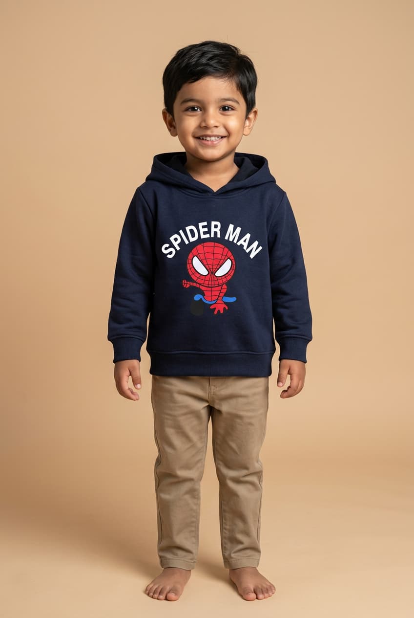 Kids Hoodie (BHN-725) | Boys & Girls Winter Wear – Trends-Kids Bangladesh