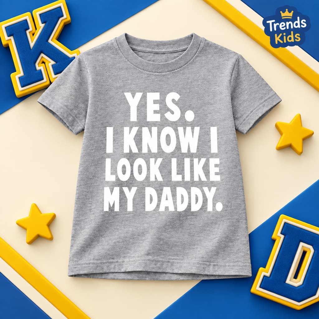 Premium T-Shirt Graphic   LOOK LIKE DADDY   Baby & Kids DTGE