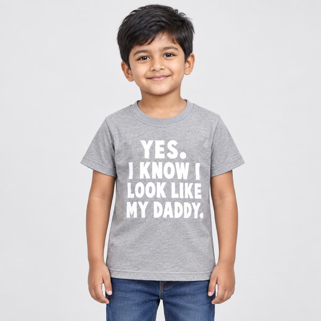 Premium T-Shirt Graphic   LOOK LIKE DADDY   Baby & Kids DTGE