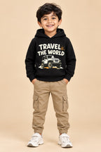 Travel The World Hoodie (BHN-124) | Kids Winter Hoodie – Trends-Kids Bangladesh