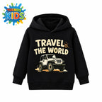 Travel The World Hoodie (BHN-124) | Kids Winter Hoodie – Trends-Kids Bangladesh
