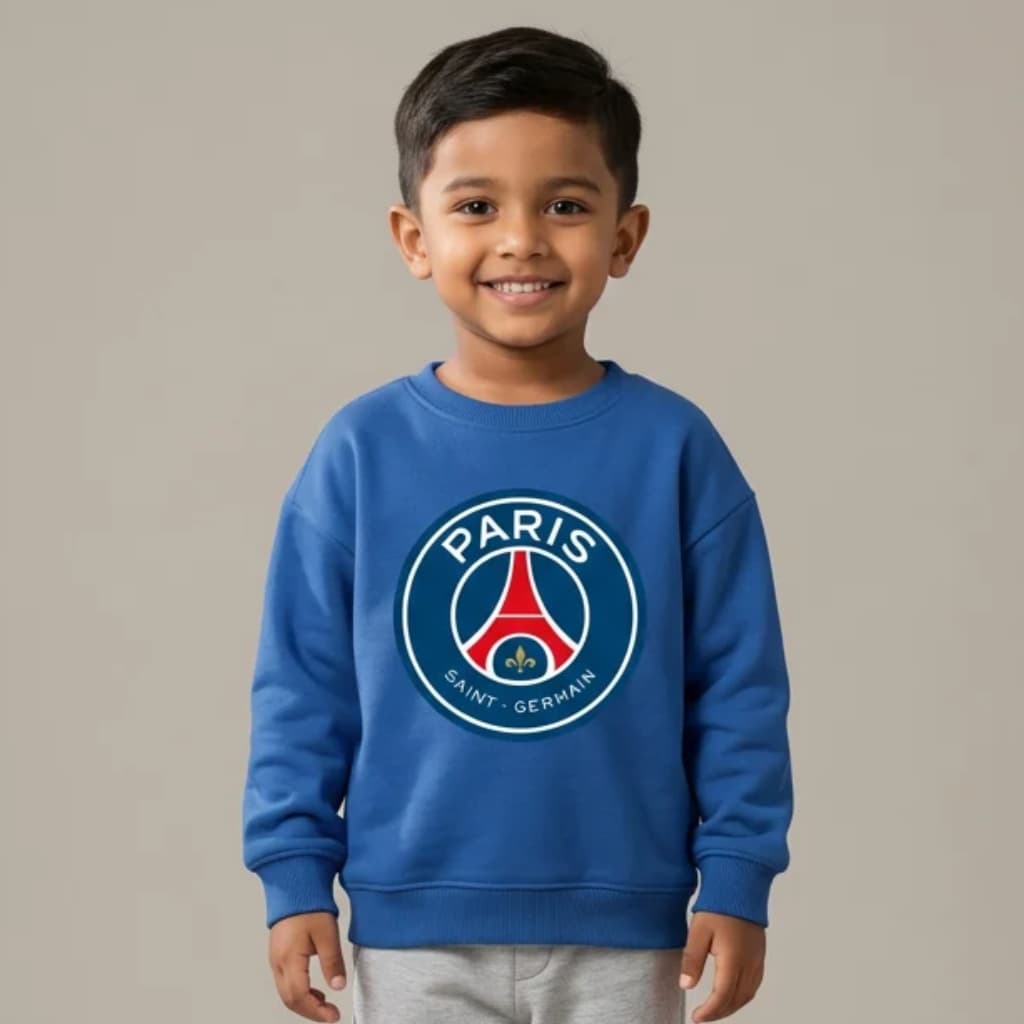 Paris Saint-Germain F.C. Royal Blue Kids Sweatshirt | Trends Kids