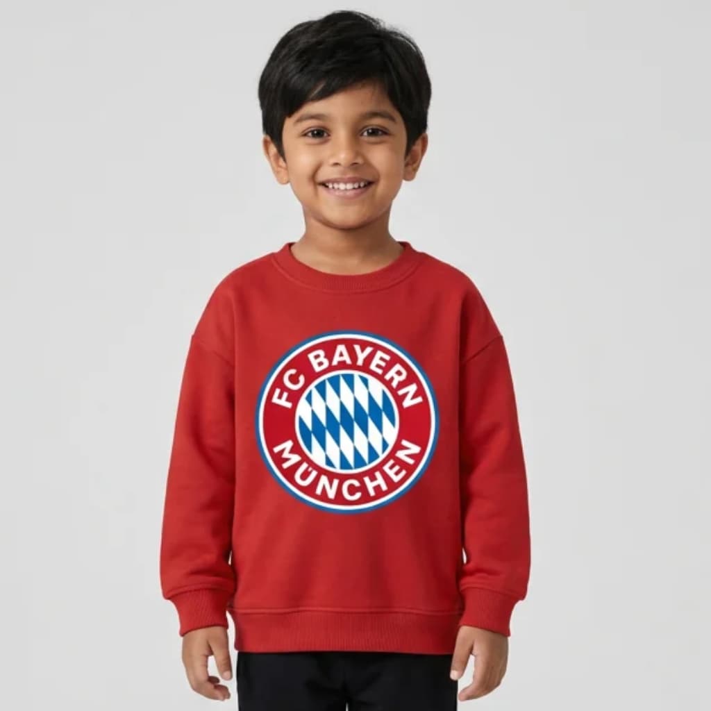 FC Bayern Munich Red Kids Sweatshirt | Trends Kids