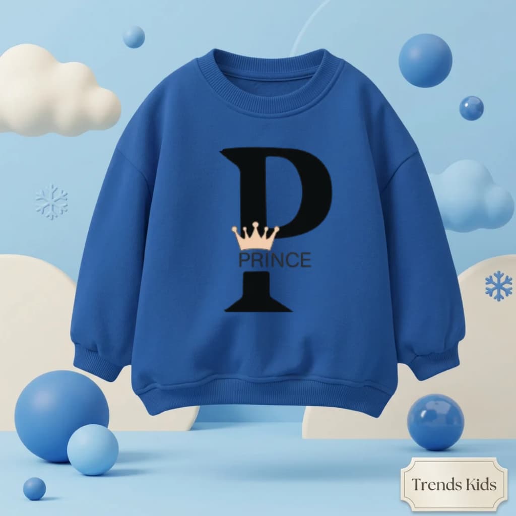 Blue Prince Printed Kids Sweatshirt | Trends Kids