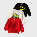 Baby and Kids– Trends-Kids Sweatshirt -Red White Black Combo 3