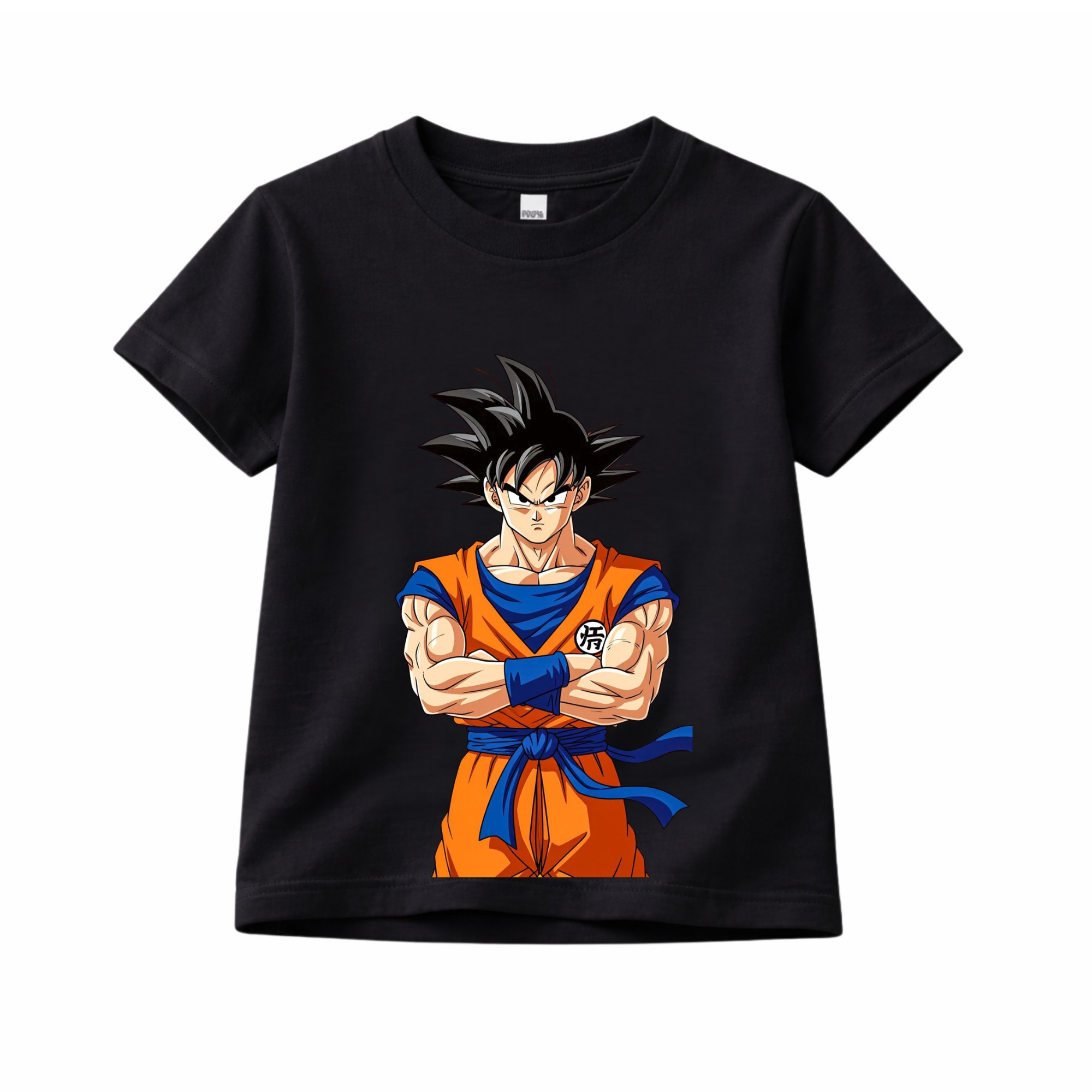 Boys Power Warrior Graphic T-Shirt – Anime Style Fighter Design (6M–8Y)