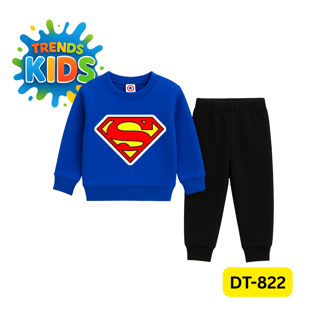 কিডস সুইটশার্ট  Kids Cartoon  Sweatshirt & Jogger Set – Winter Collection