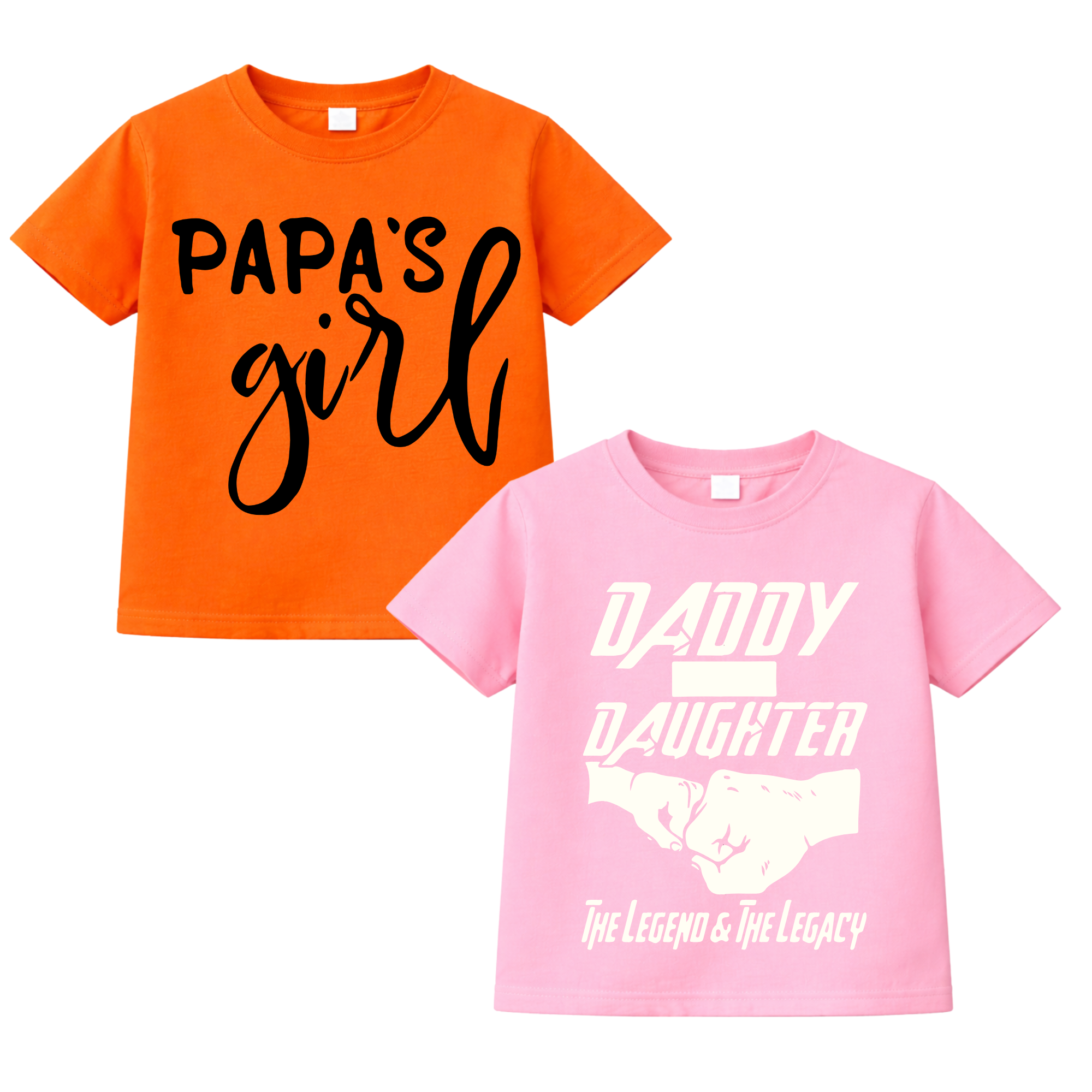 Premium Daddy & Daughter Matching T-Shirt –  | Papa’s Girl & Daddy Daughter