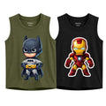Cotton Superhero Tank Top Combo (2 PCS)  | TT2C-SUPHRO-MIX2