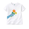 Basic Summer  T-Shirt Maintain a Smile" Floral Graphic Tee TSWFP