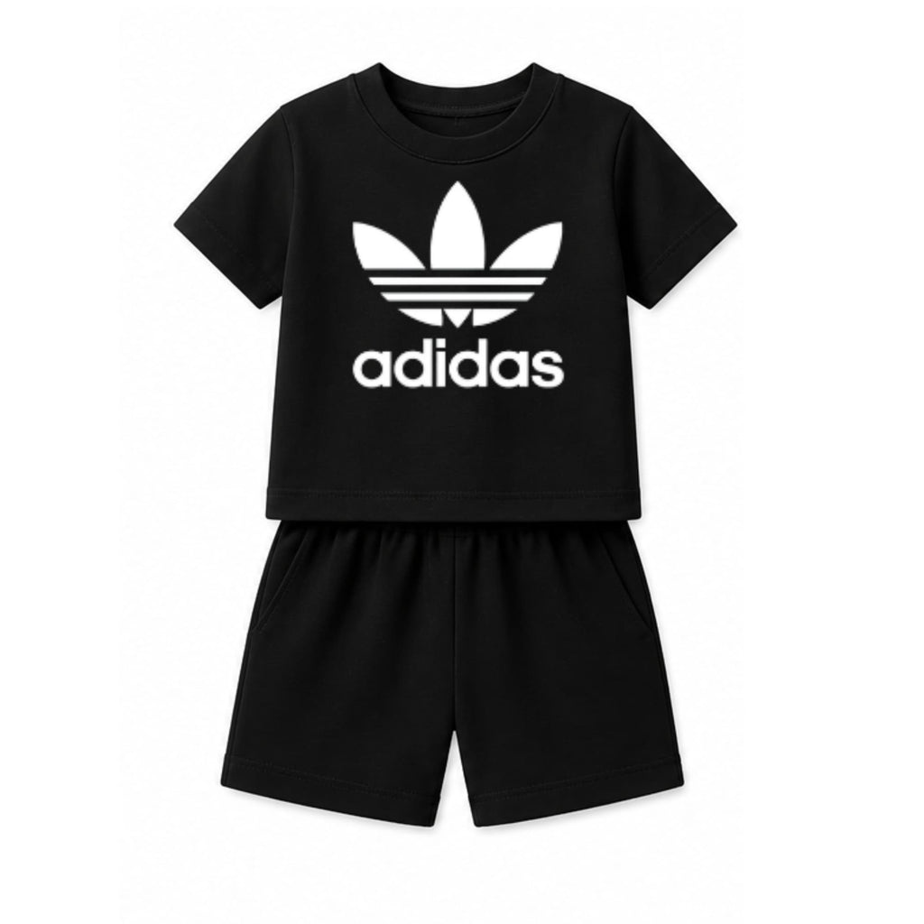 Cotton Kids  –Summer Children's Short Sleeve Shorts Set