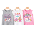 Girls Magical Princess Cotton Tank Top – Daddy’s Little Princess, Princess Vibes & Be Magical