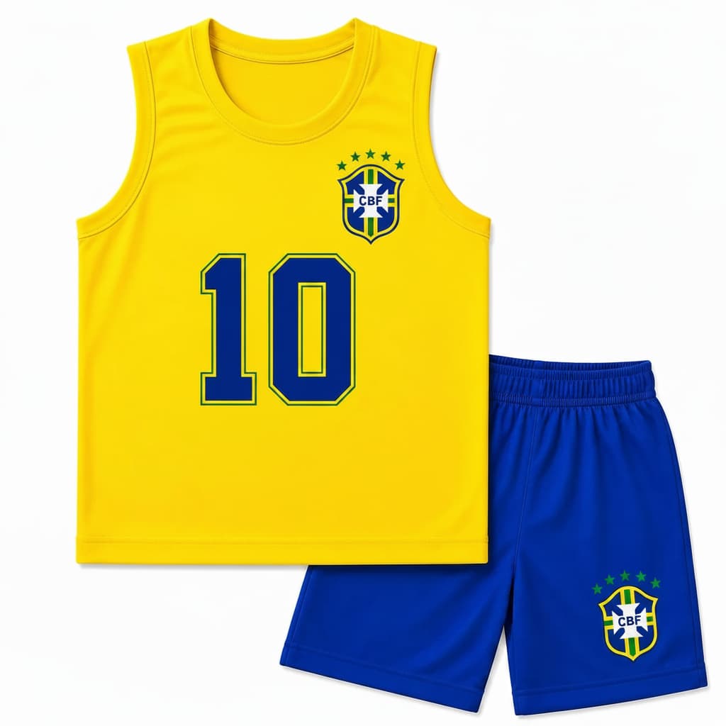 Sports Set for Kids  Brazil #10 Summer – 100% Cotton
