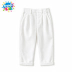 White Kids Formal Pants Perfect for Formal Occasions | Trends-Kids