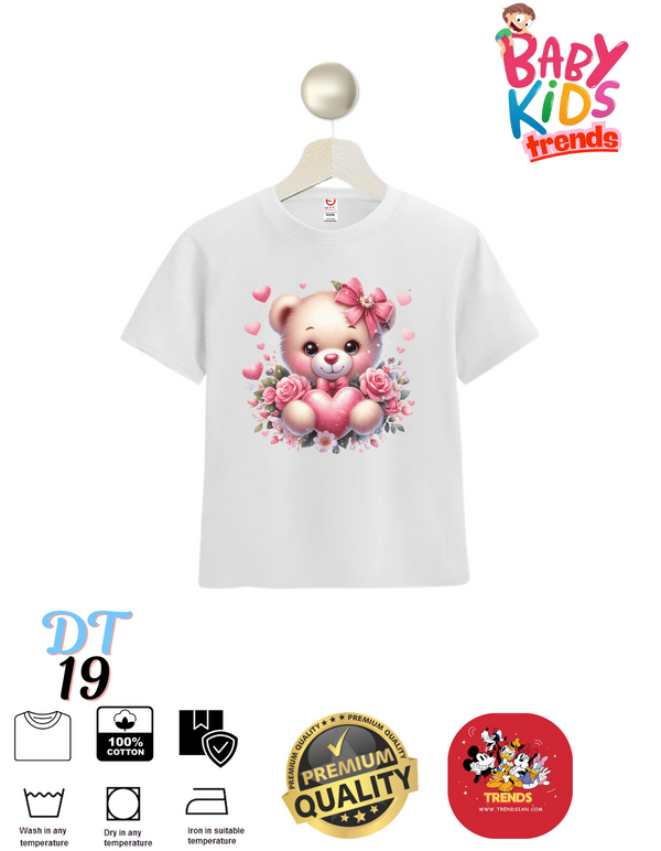 Cute Bear Gril Baby & Kids Premium T-Shirts